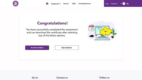 Congratulations Part of NCB Course