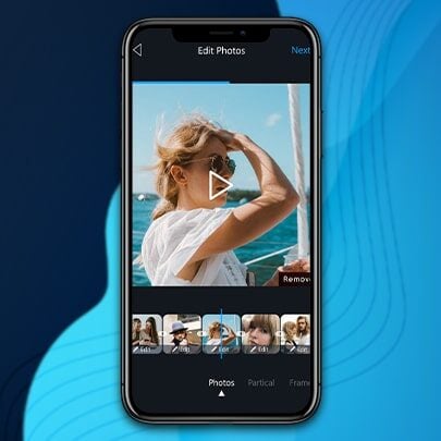 Edit Photos in Vimory Slideshow maker Application