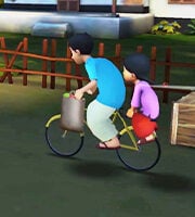 Meena with her Father from Meena Game 2