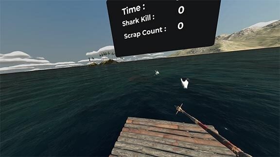 Shark Attack VR Game Time Count
