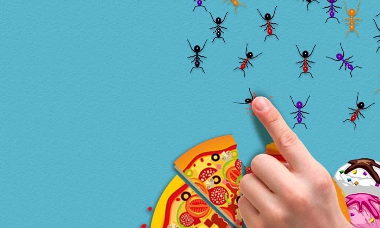 Tap Tap Ants Action Arcade Fun Game Scene