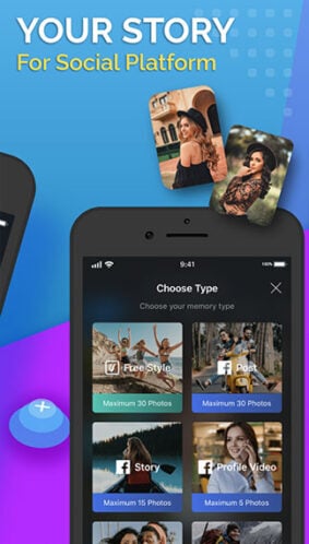 Your Story for Social Platform Vimory