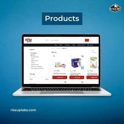 Products of Red Grocer website