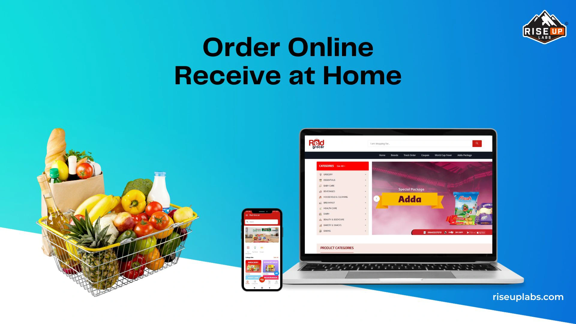 Red Grocer online shopping website