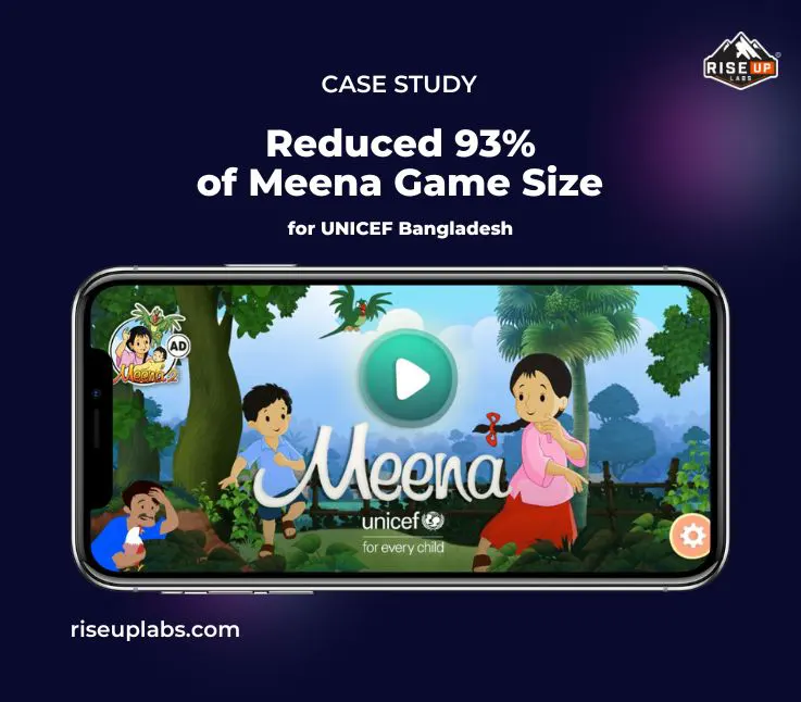 Riseup Labs Reduced 93% of Meena Game Size insight inner thumbnail image